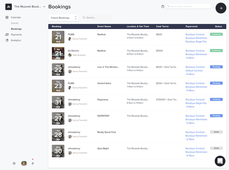 Muzeek screenshot